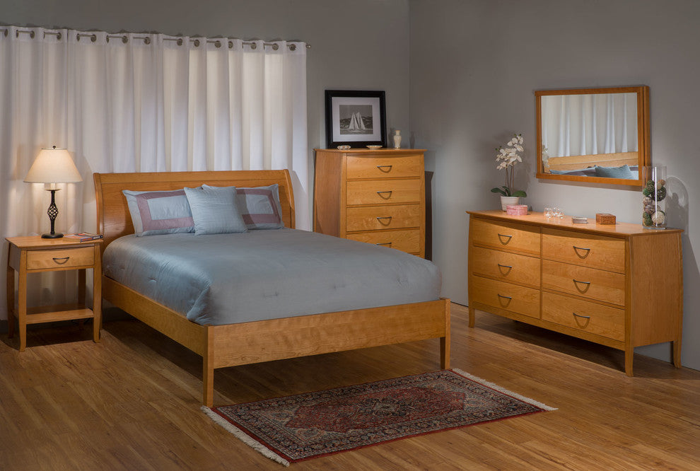 Cascade 6 Drawer Double Dresser, Natural Cherry