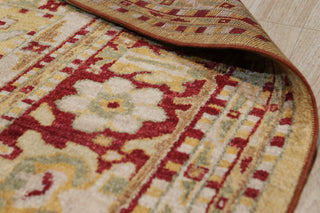Beige Traditional All Over Oushak Area Rug