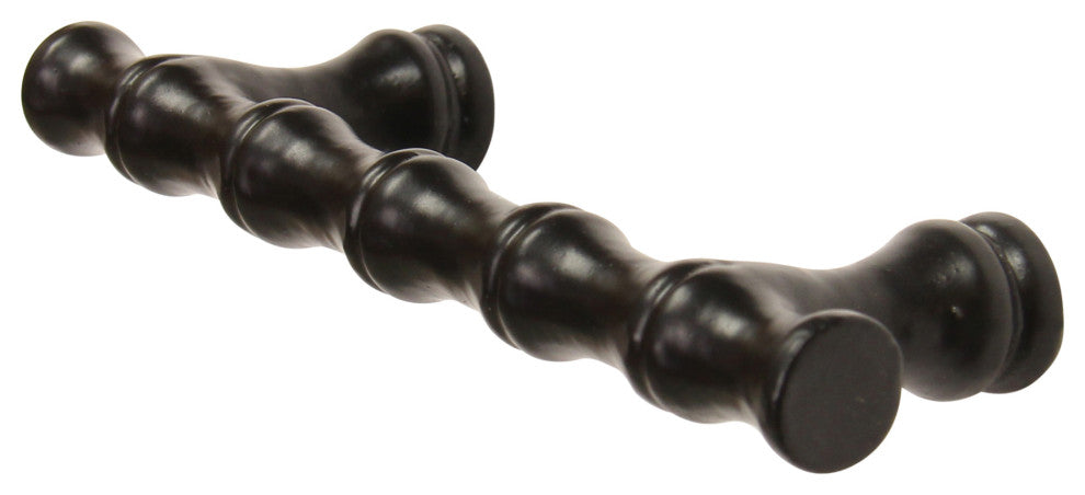 RCH Traditional Iron Handle Pull, Matte Black, Black, 3 3/4 Inch