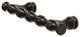 RCH Traditional Iron Handle Pull, Matte Black, Black, 3 3/4 Inch