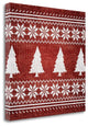 "Red Nordic Sweater II" By Artique Studio, Giclee Print on Gallery Wrap Canvas