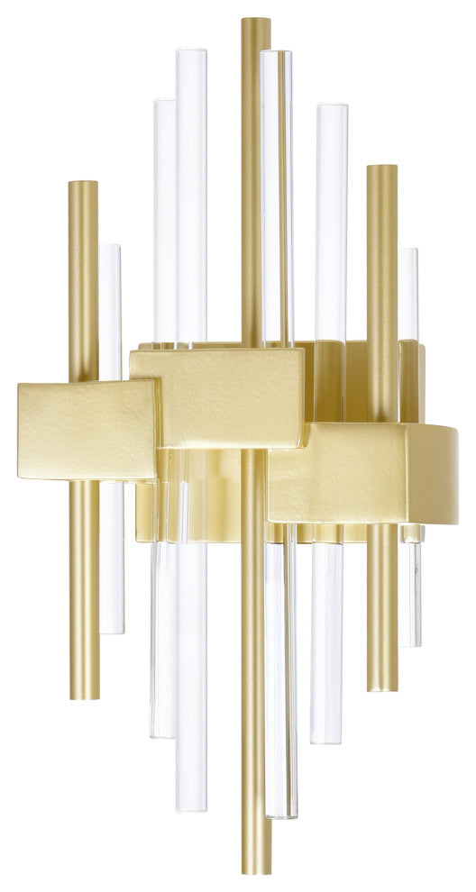 Millipede 7 in LED Satin Gold Wall Sconce