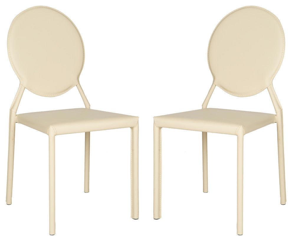 Safavieh Warner Side Chairs, Set of 2, Buttercream