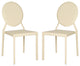 Safavieh Warner Side Chairs, Set of 2, Buttercream
