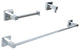 Italia Capri Bathroom Accessory Set, 3-Piece Set