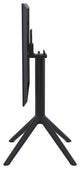 Dream Folding Outdoor Bistro Set With 2 Chairs Black