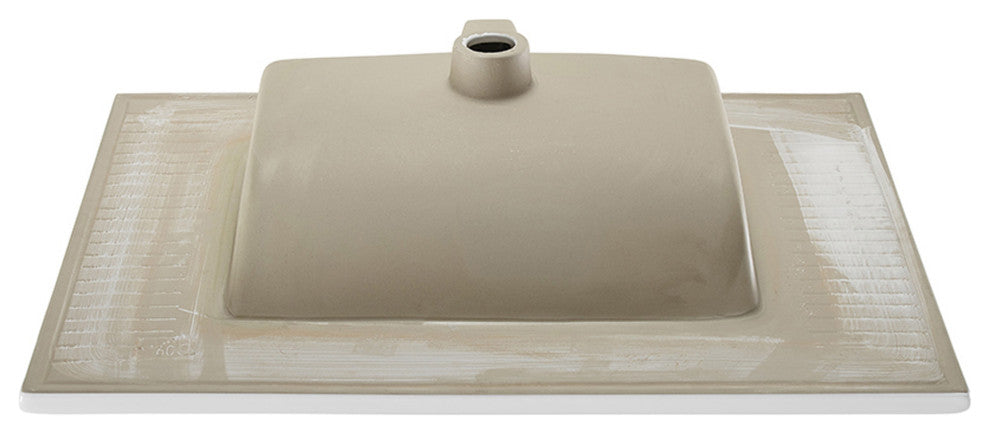 30" Ceramic Vanity Sink Top