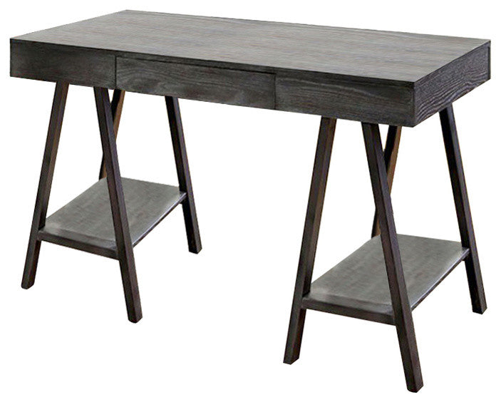 Surrey Traditional Style Desk , Gray