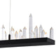 Juliette LED Chandelier With Black Finish