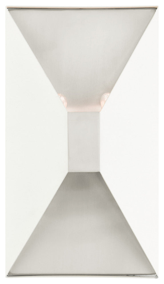 Textured White Contemporary, Geometric, Urban, Versatile, Sconce