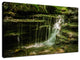 Pixley Falls 1 Rural Waterfall Landscape Photo Canvas Wall Art Print, 16" X 20"