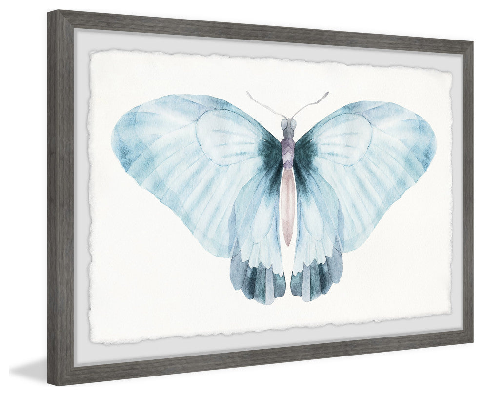 "Winged Beauty" Framed Painting Print, 12x8