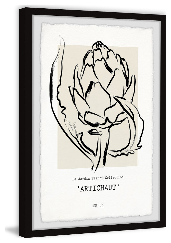 "Artichaut" Framed Painting Print, 24x36
