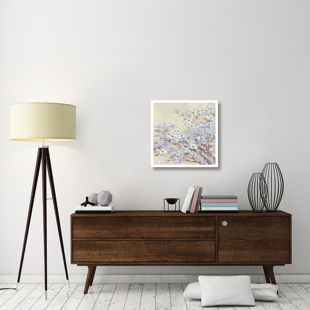 "Spring Dogwood I" Digital Paper Print by Julia Purinton, 26"x26"