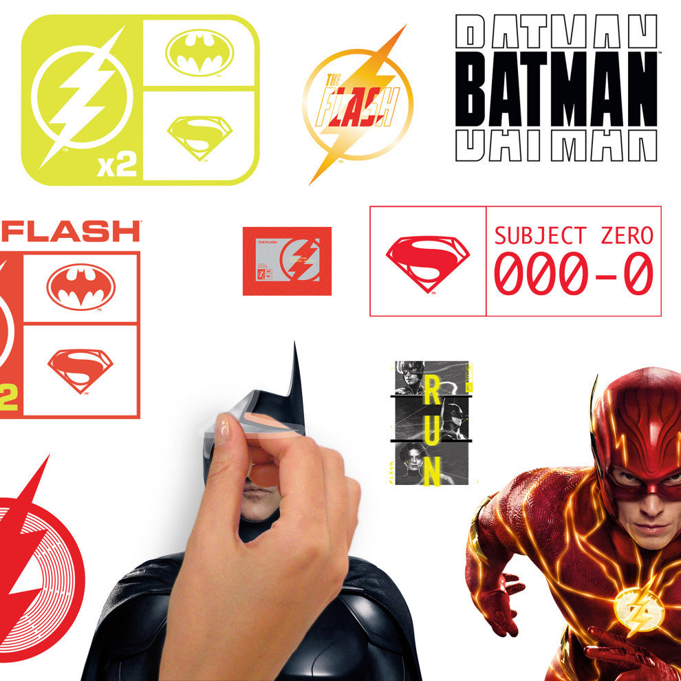 The Flash Movie Super Heroes Set Wall Decals