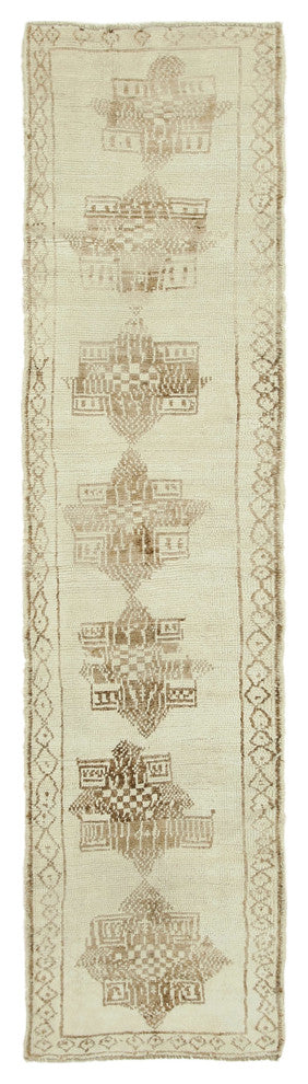 Rug N Carpet - Handwoven Oriental 2' 9" x 11' 5" Vintage Runner Rug