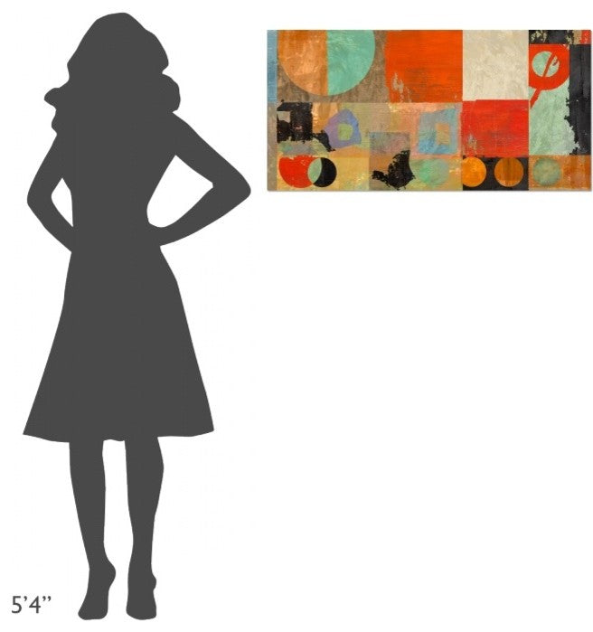 "Morning Moves" Stretched Canvas Giclee by Alphonse Baron, 36x18"