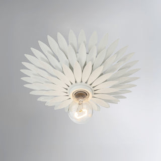 Crystorama Lighting Group 500 Broche 11"W Semi-Flush Ceiling - Matte White