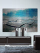 "Hearts Connected" Painting Print on Brushed Aluminum, 60"x40"