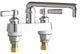 Chicago Faucets 891-ABCP Hot and Cold Sink Faucet