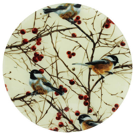 Andreas Chickadee Trivet, 8" Round