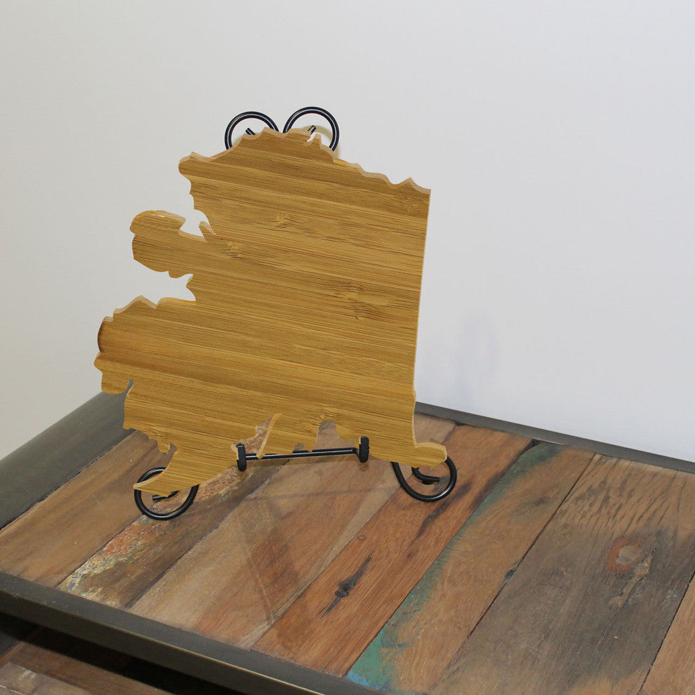 State Shaped Cutting Boards, Brown Richlite, Alaska