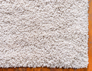 Unique Loom Ivory Davos Shag Area Rug, Linen, 2'2x3'0, Rectangular