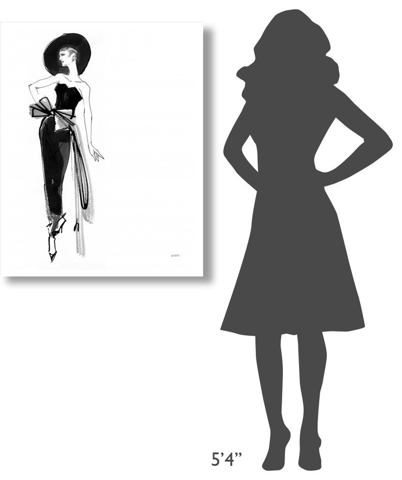 "Fifties Fashion IV" Digital Paper Print by Anne Tavoletti, 30"x37"