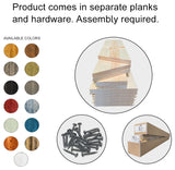 Stained Solid Pine Wood Sliding Barn Door, Colonial Maple, 38"x84", X Series