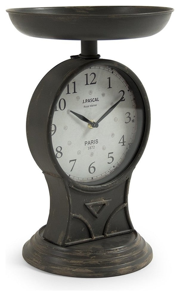 Iron Scale Clock, Bronze