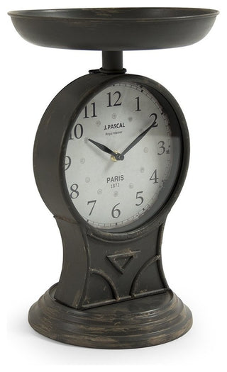 Iron Scale Clock, Bronze