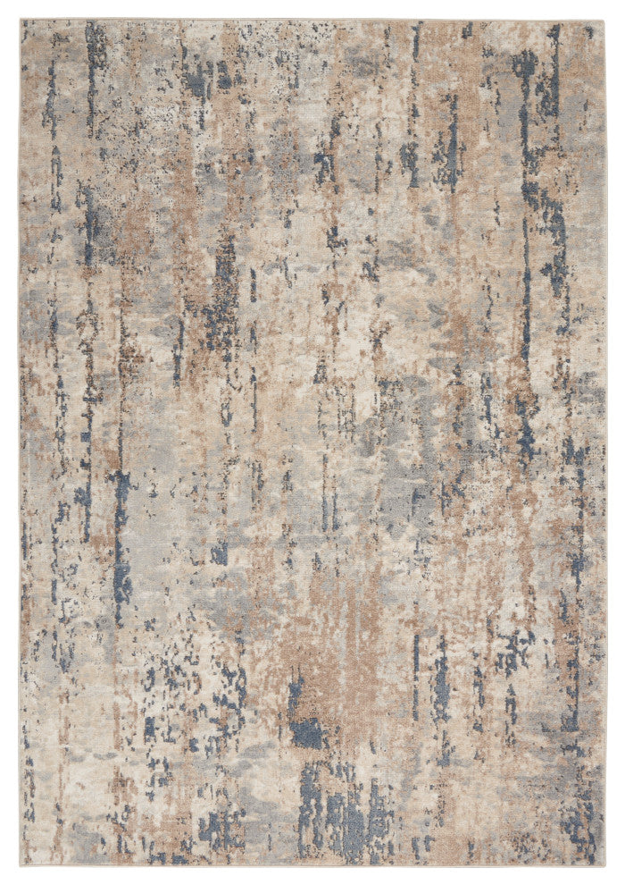 Nourison Concerto 6' x 9' Beige/Grey Modern Indoor Area Rug