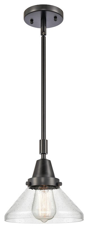 Innovations Lighting 447-1S-BK-G4474 Caden 1 Light 8" Mini Pendant
