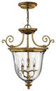 Hinkley Cambridge Three Light Foyer Pendant 3613BB