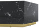 Hexagon MDF Coffee Table, Black
