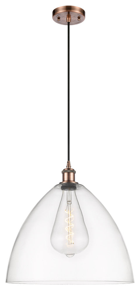 Innovations 516-1P-AC-GBD-162-LED 1 Light Pendant, Antique Copper