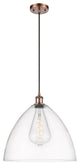 Innovations 516-1P-AC-GBD-162-LED 1 Light Pendant, Antique Copper
