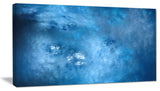 Blur Clear Blue Sky with Stars, Abstract Canvas Art Print, 40x20