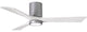 Matthews Fan Irene-3HLK With Lighting Kit, Brushed Nickel, 52", Matte White