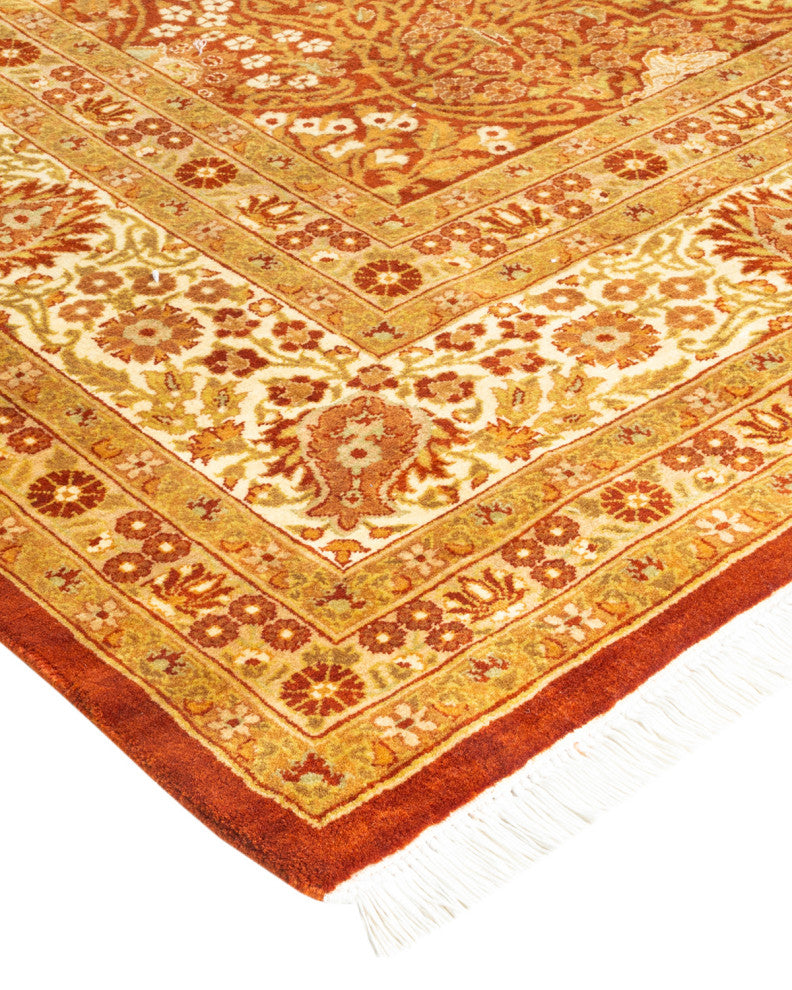 Mogul, One-of-a-Kind Hand-Knotted Area Rug Orange, 8' 2" x 10' 1"
