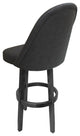 Swivel Counter 26" 30" Extra Tall 34" Wood Bar Stool M-235 Vivian Base, Grey