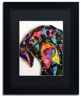 Dean Russo 'Pointer' Framed Art, Black Frame, 11"x14", Black Matte