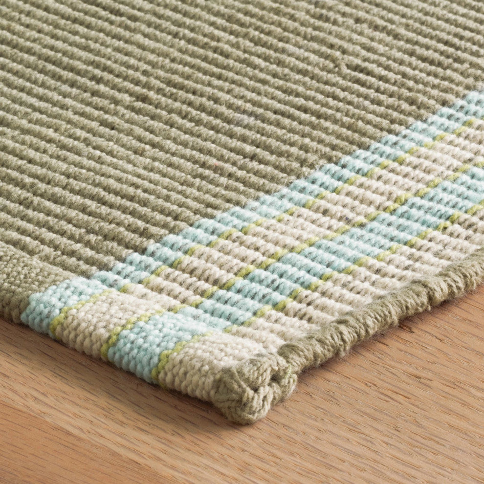 Dash & Albert Stone Soup Handwoven Cotton Rug, Multi, 6' x 9'