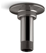 Kohler 3" Ceiling-Mount Rainhead Arm and Flange, Vibrant Titanium