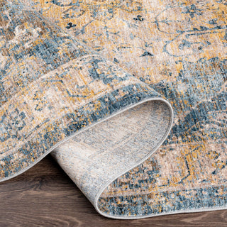 Mirabel Traditional Area Rug, Navy/Charcoal, 2'x3'