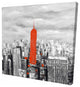 Empire State Building New-York, Fine Art Gallery Wrapped Canvas, 24"x24"