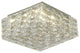 BETHEL INTERNATIONAL ZP131FM13CH 1-Light LED Flush Mount, Chrome