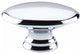 Oval Knob - Polished Chrome (TKM380)