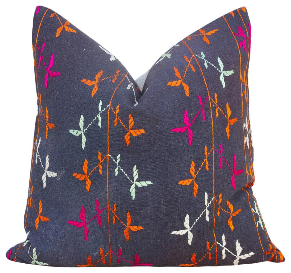 Ani Antique Indian Folk Pillow