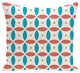 Beach Ball Geometric Print Outdoor Pillow, Seed, 18"x18"